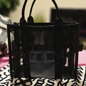 Marc Jacobs Black Mesh Tote